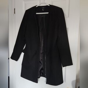 Longer forever 21 coat textured